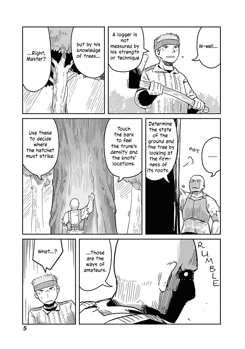 The Dragon, the Hero, and the Courier Chapter 32 page 4 - Chapter 32: The Logger, the Spirit, and the Courier