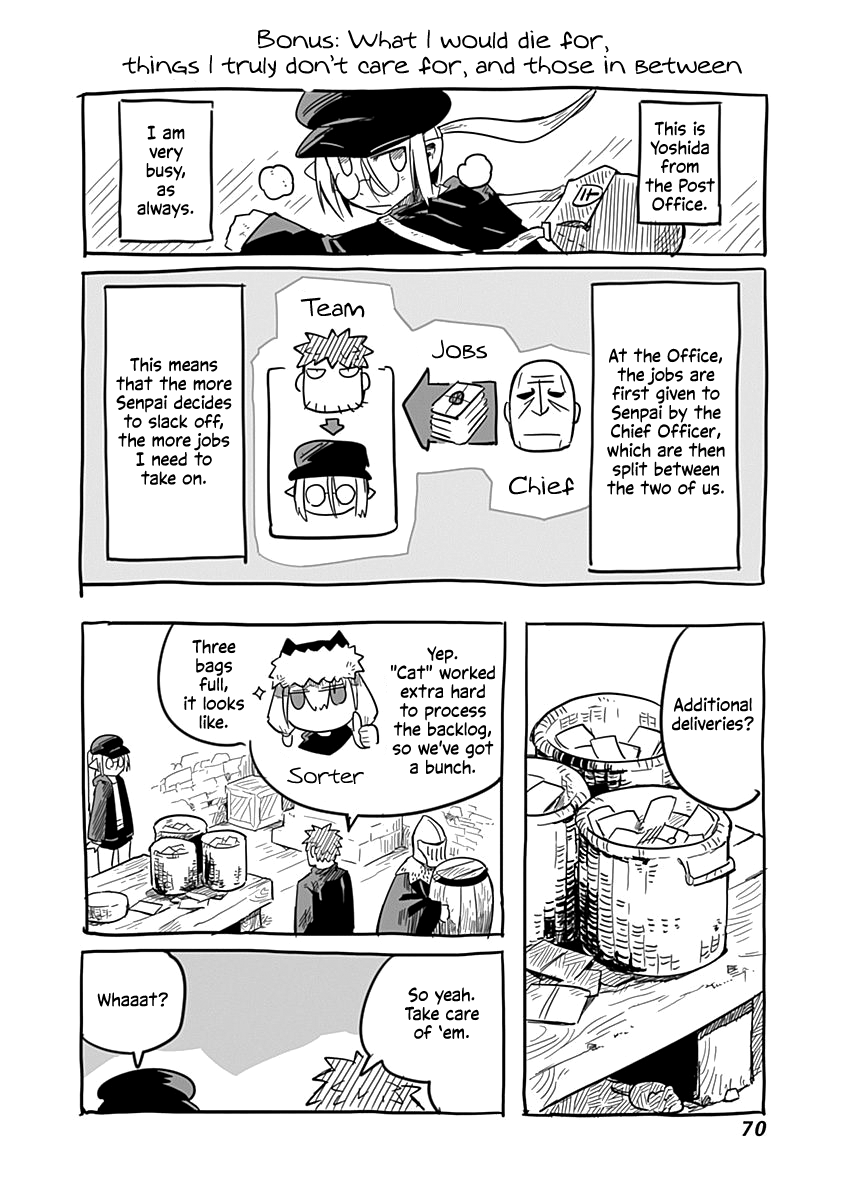 The Dragon, the Hero, and the Courier Chapter 33.5 page 2 - Chapter 33.5: What I would die for, things I truly don't care for, and those in between