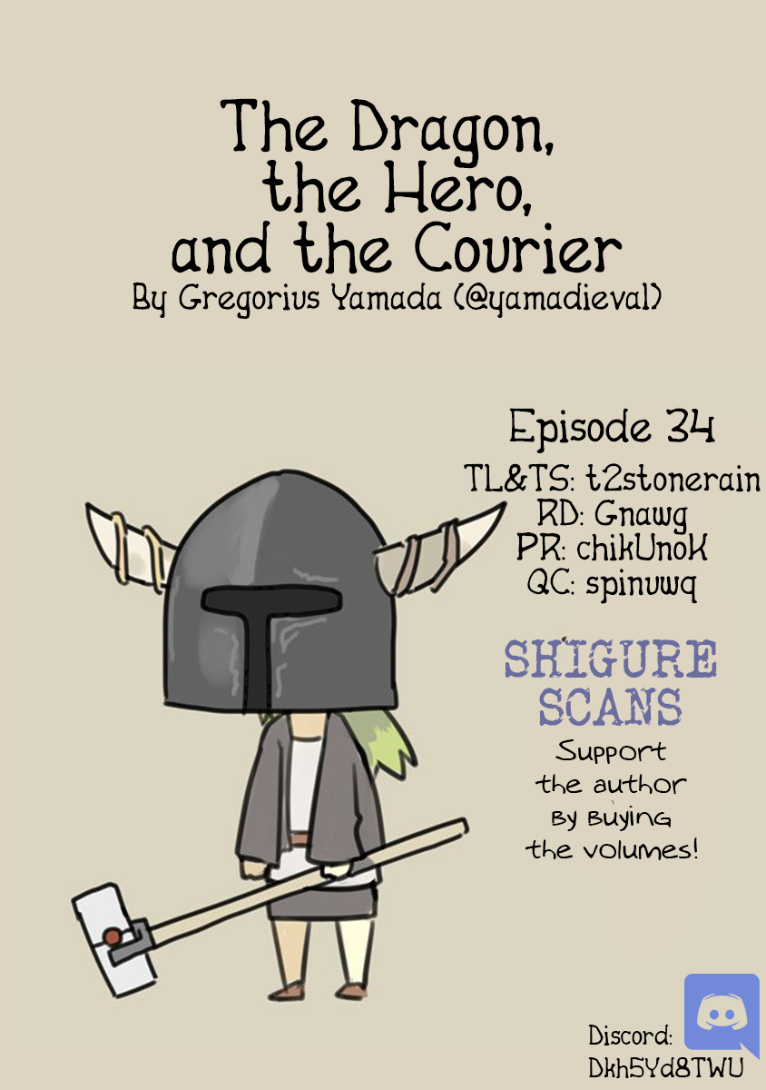The Dragon, the Hero, and the Courier Chapter 34 page 1 - Chapter 34: Bandits, Diplomacy, and the Courier