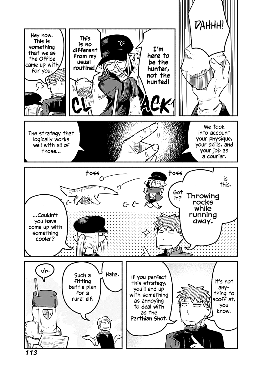 The Dragon, the Hero, and the Courier Chapter 35 page 14 - Chapter 35: The Forest, the Hunt, and the Experience Points