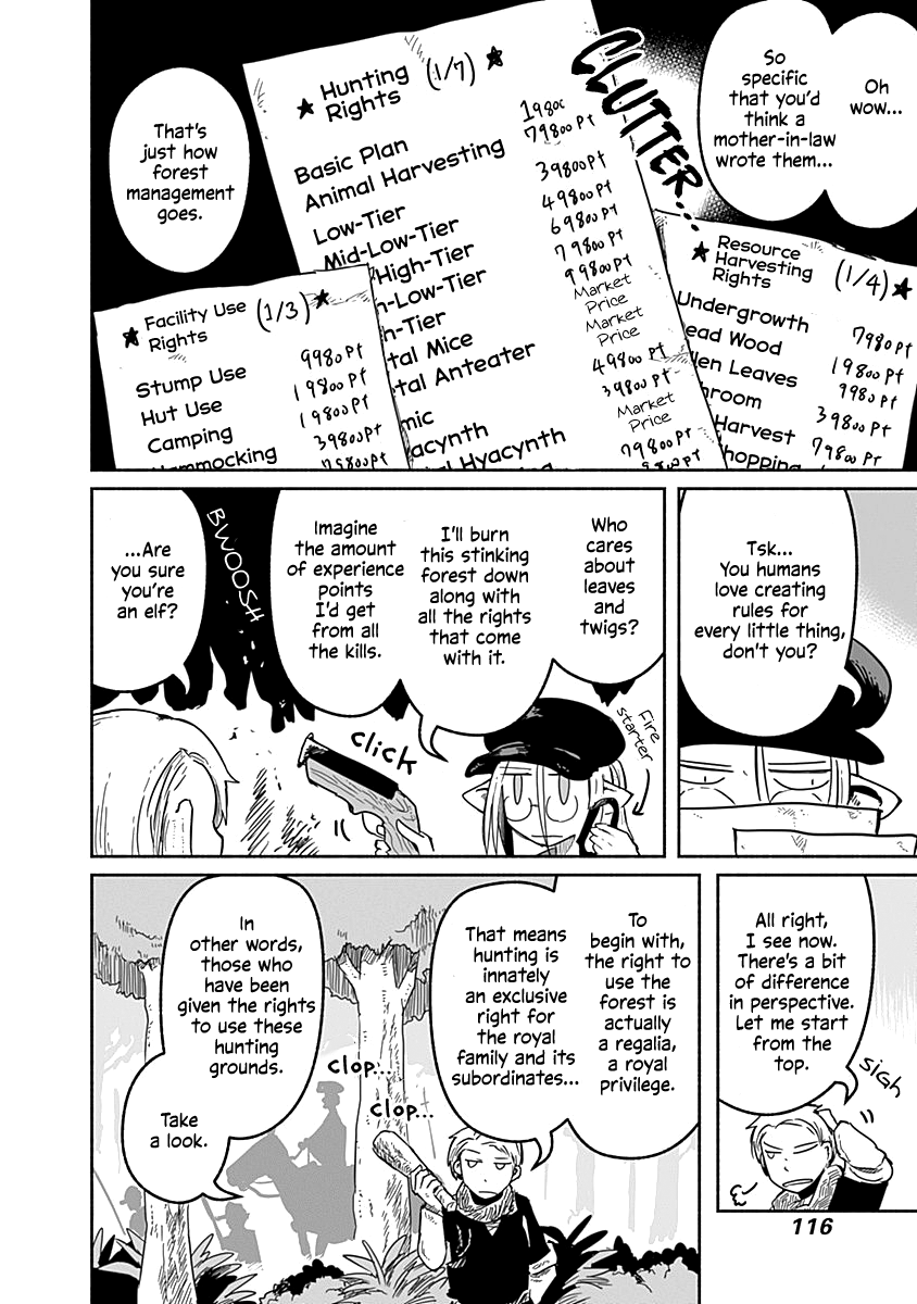 The Dragon, the Hero, and the Courier Chapter 35 page 17 - Chapter 35: The Forest, the Hunt, and the Experience Points