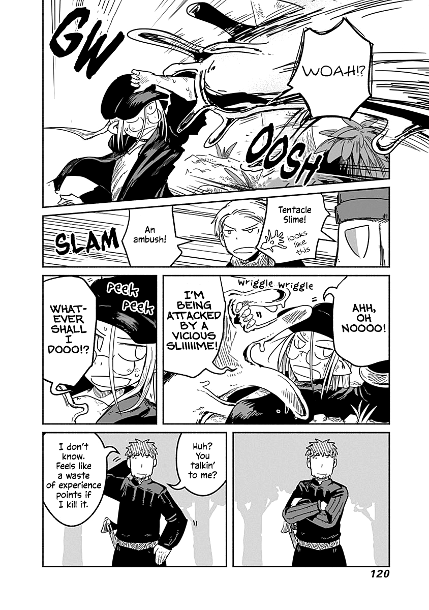 The Dragon, the Hero, and the Courier Chapter 35 page 21 - Chapter 35: The Forest, the Hunt, and the Experience Points