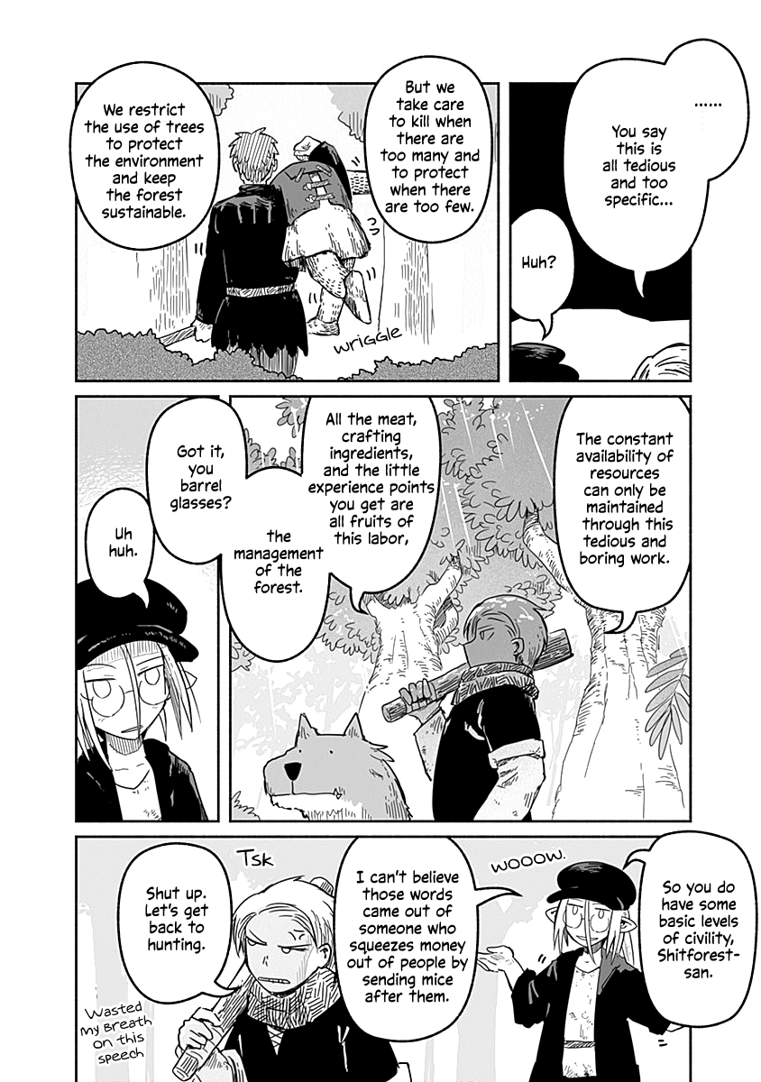 The Dragon, the Hero, and the Courier Chapter 35 page 25 - Chapter 35: The Forest, the Hunt, and the Experience Points