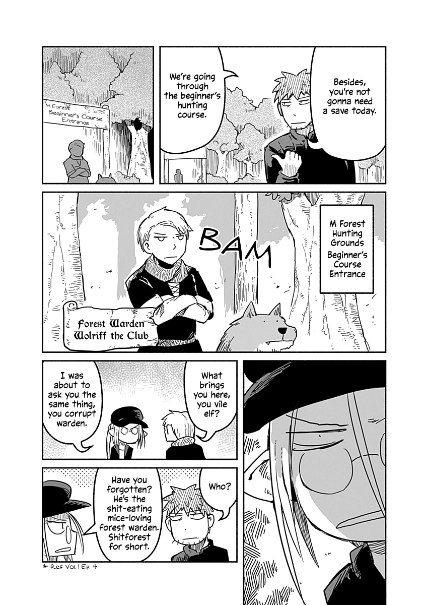 The Dragon, the Hero, and the Courier Chapter 35 page 7 - Chapter 35: The Forest, the Hunt, and the Experience Points