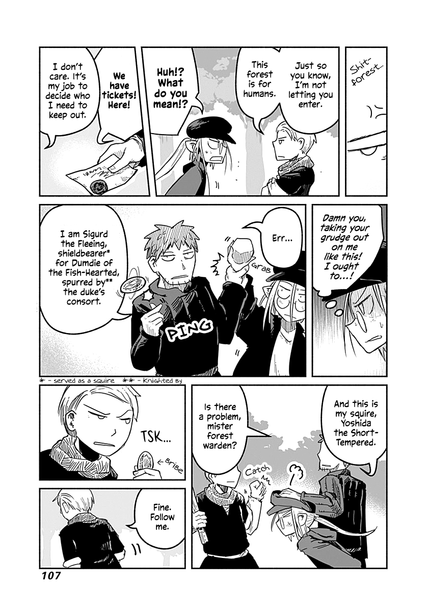 The Dragon, the Hero, and the Courier Chapter 35 page 8 - Chapter 35: The Forest, the Hunt, and the Experience Points