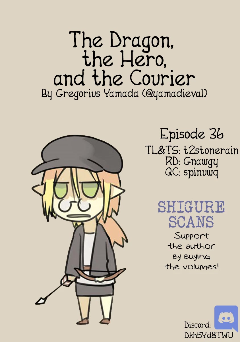 The Dragon, the Hero, and the Courier Chapter 36 page 1 - Chapter 36: The Knight, the Squire, and the Experience Points