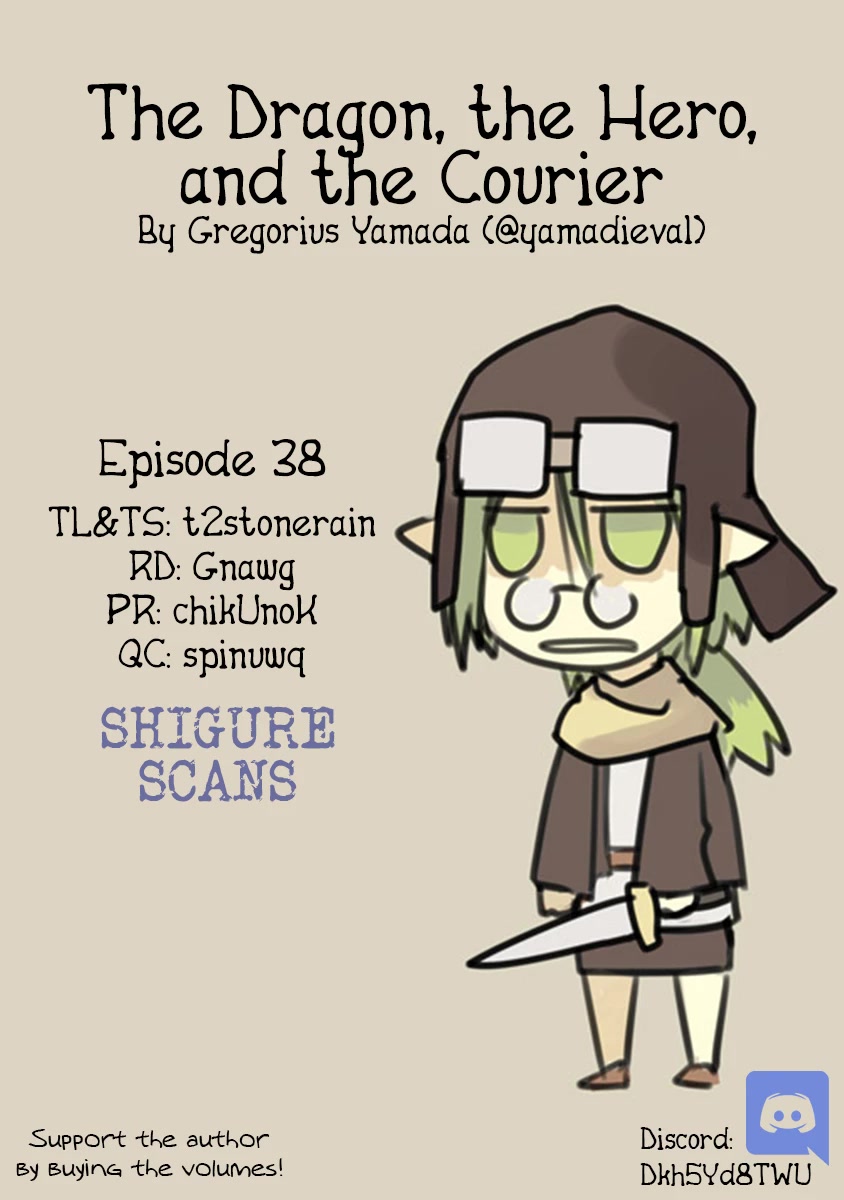 The Dragon, the Hero, and the Courier Chapter 38 page 1 - Chapter 38: The Knight, the Squire, and the Job Offers