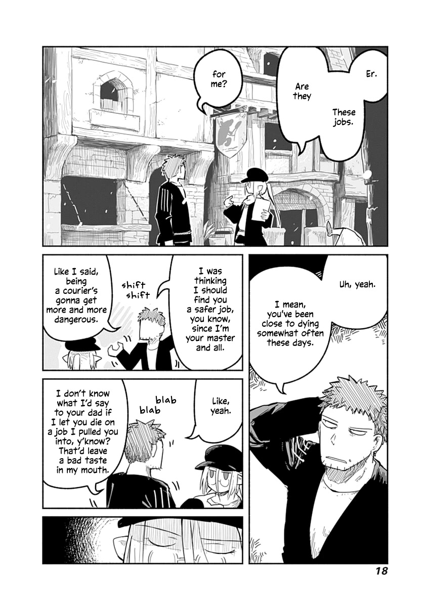 The Dragon, the Hero, and the Courier Chapter 38 page 17 - Chapter 38: The Knight, the Squire, and the Job Offers