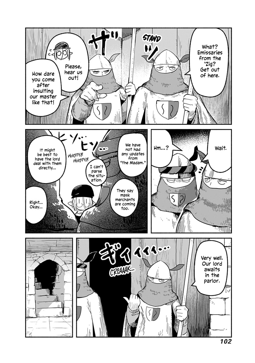 The Dragon, the Hero, and the Courier Chapter 41 page 21 - Chapter 41: The Fish, the Mask, and the Courier