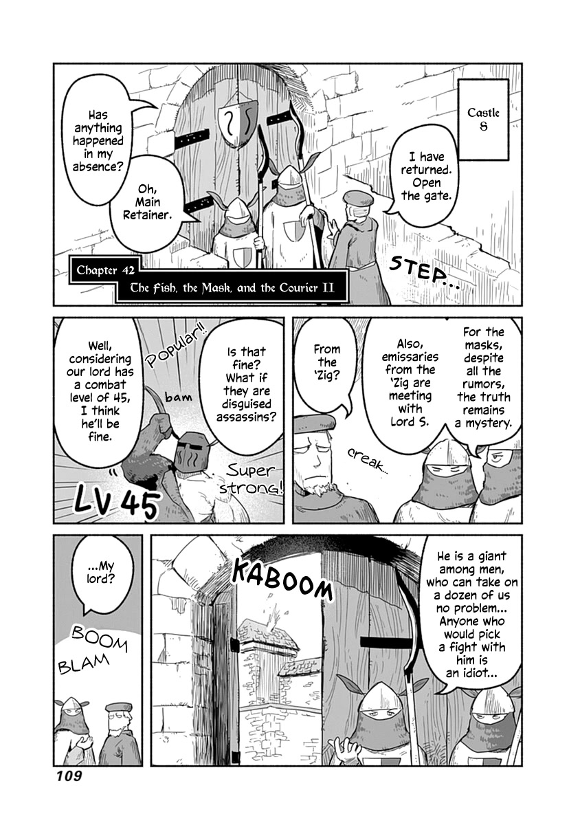 The Dragon, the Hero, and the Courier Chapter 42 page 2 - Chapter 42: The Fish, the Mask, and the Courier II