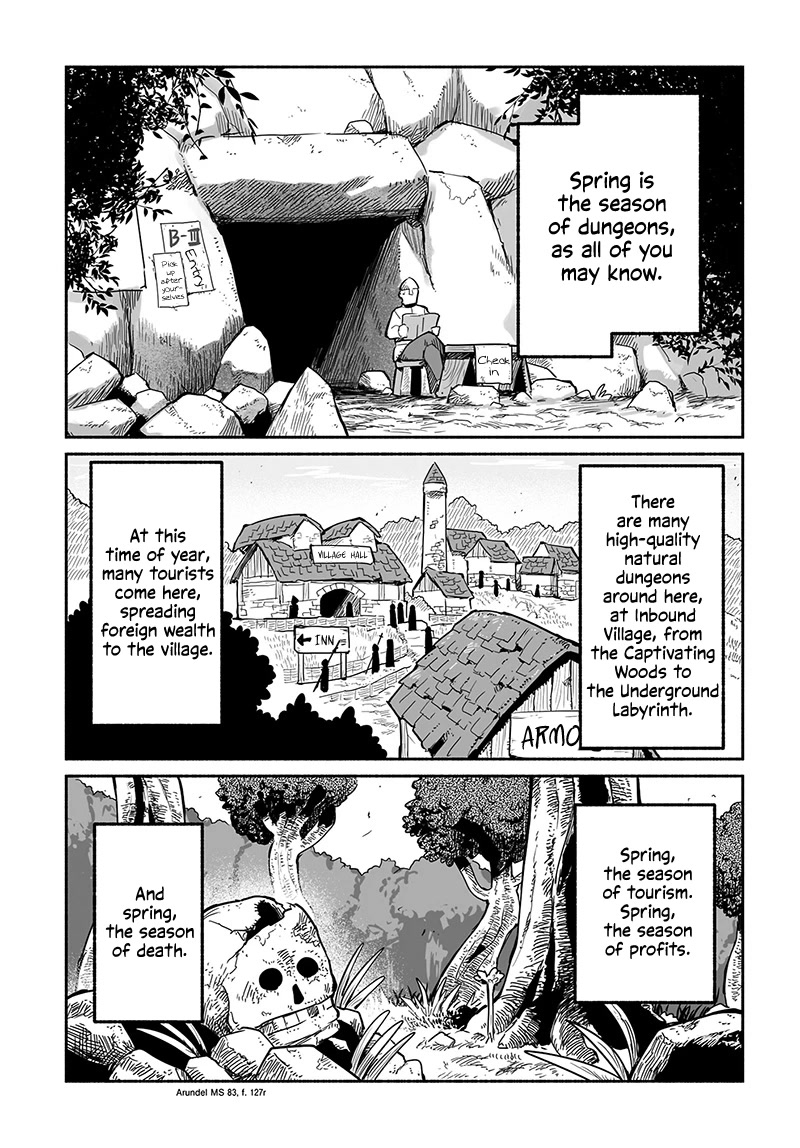 The Dragon, the Hero, and the Courier Chapter 45.2 page 2 - Chapter 45.2: Death, the Labyrinth, and the Courier