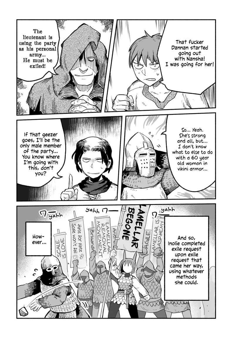 The Dragon, the Hero, and the Courier Chapter 45.3 page 13 - Chapter 45.3: Farewells, Greetings, and the Adventurer