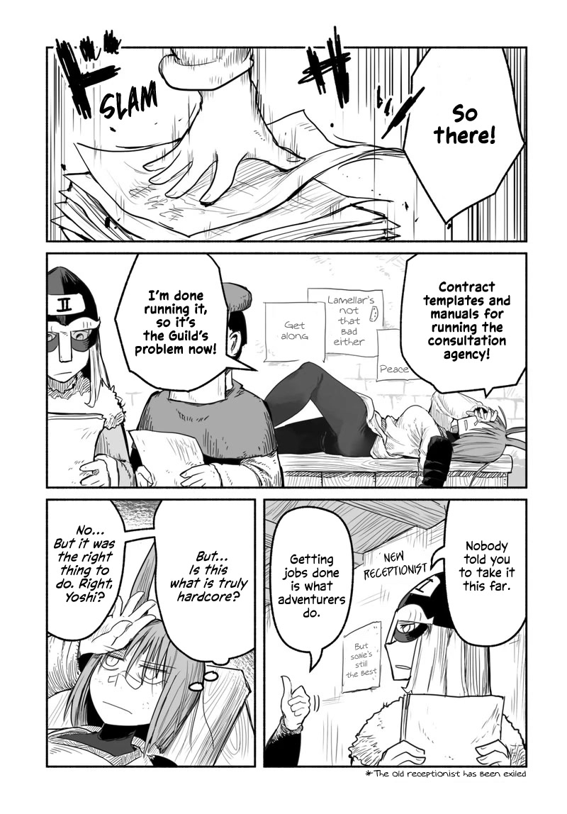 The Dragon, the Hero, and the Courier Chapter 45.3 page 24 - Chapter 45.3: Farewells, Greetings, and the Adventurer