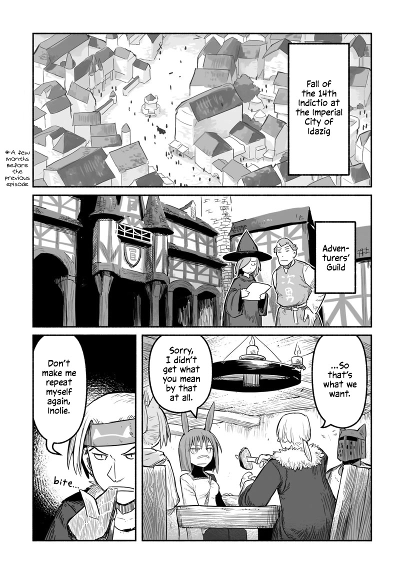The Dragon, the Hero, and the Courier Chapter 45.3 page 4 - Chapter 45.3: Farewells, Greetings, and the Adventurer