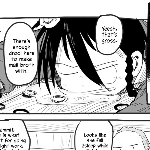 The Dragon, the Hero, and the Courier Chapter 45.6: Tale of Mail cover