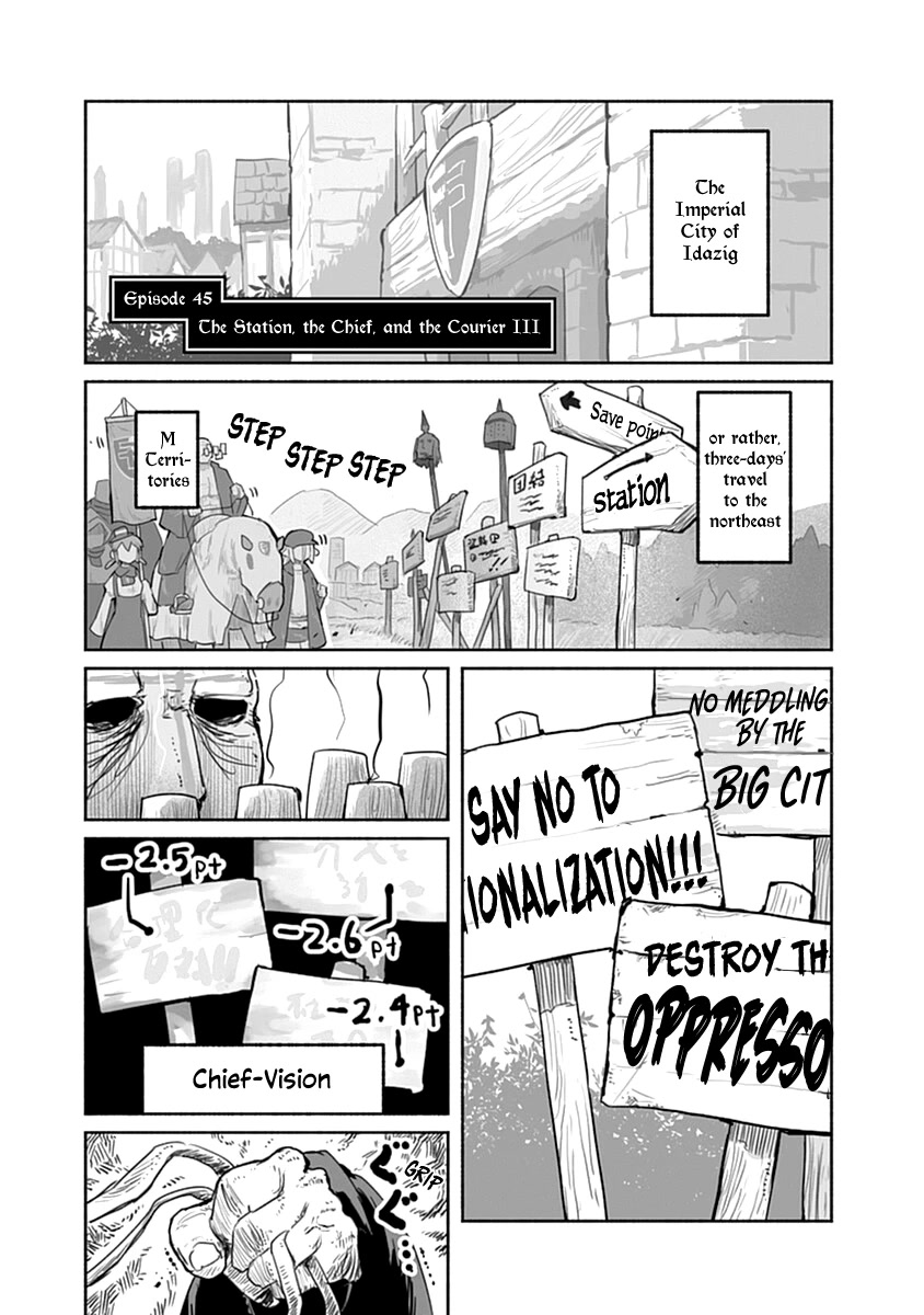 The Dragon, the Hero, and the Courier Chapter 45 page 2 - Chapter 45: The Station, the Chief, and the Courier III