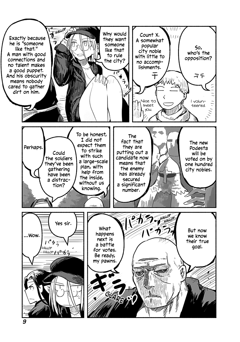 The Dragon, the Hero, and the Courier Chapter 46 page 8 - Chapter 46: Election, Magic, and the Courier I