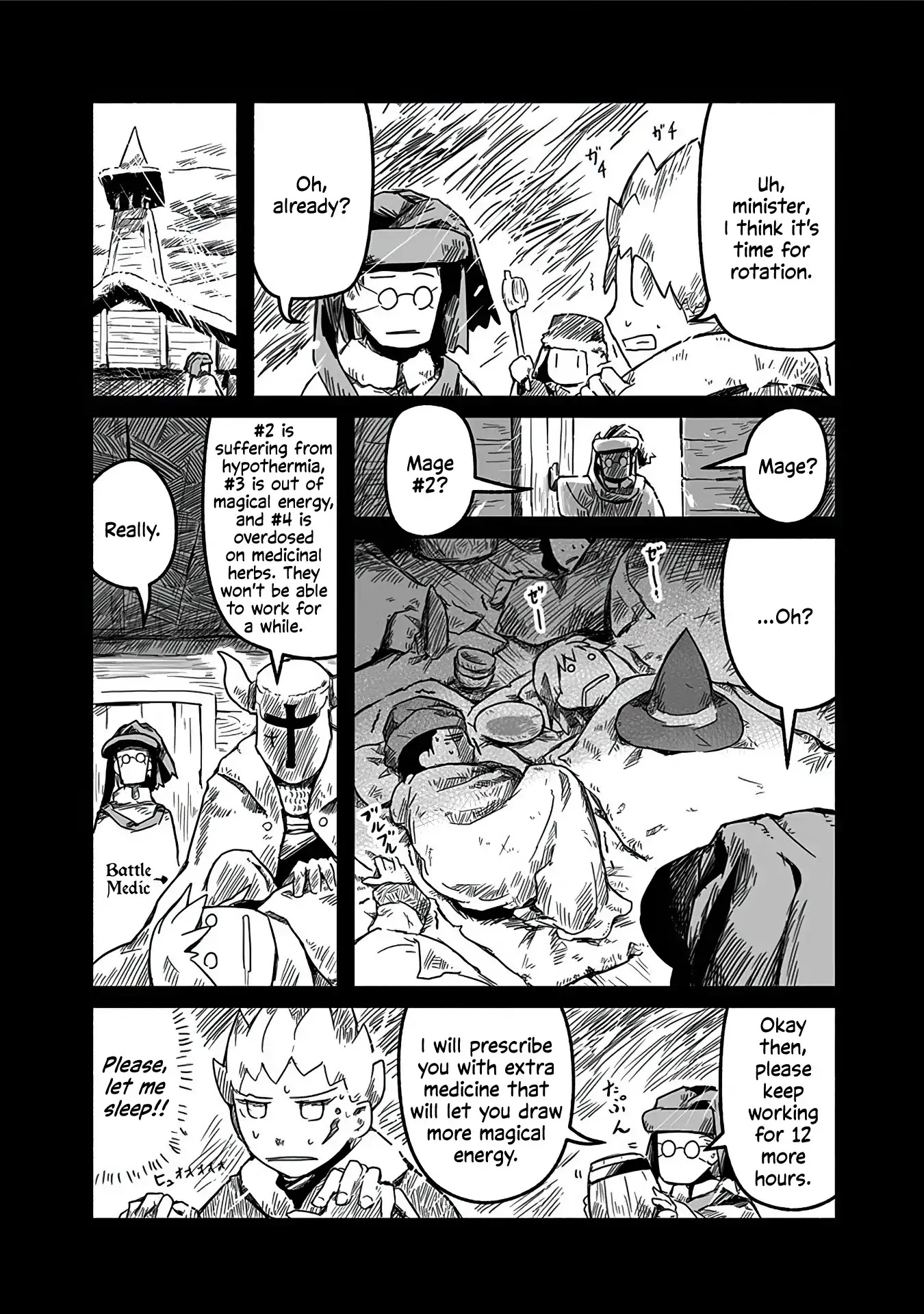 The Dragon, the Hero, and the Courier Chapter 5 page 10 - Chapter 5: Mages, Labor, and the Courier