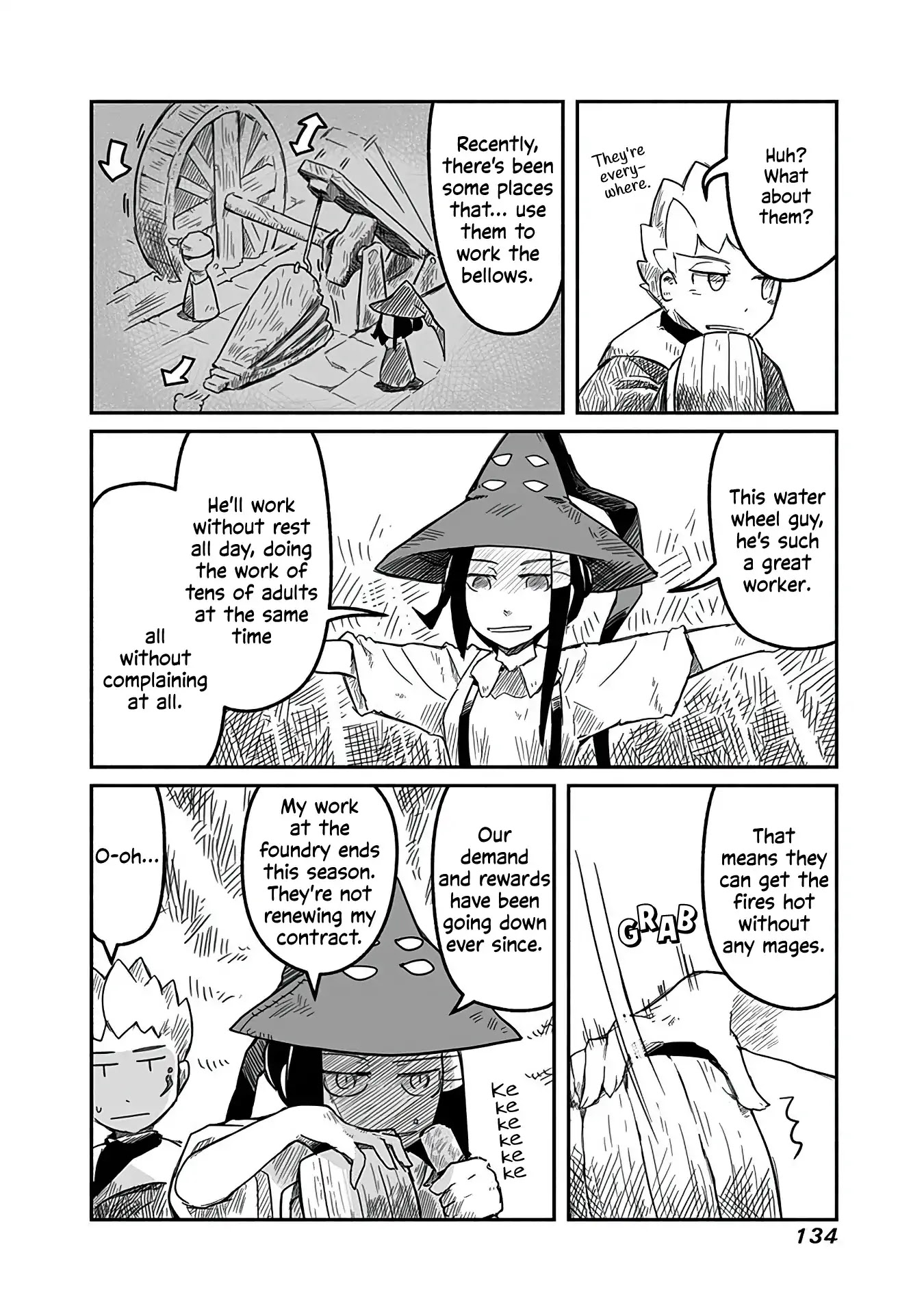 The Dragon, the Hero, and the Courier Chapter 5 page 12 - Chapter 5: Mages, Labor, and the Courier