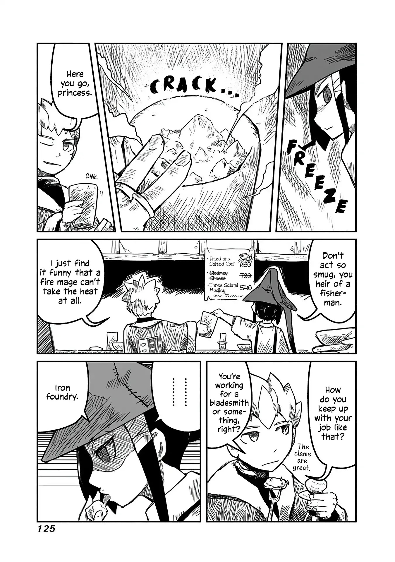 The Dragon, the Hero, and the Courier Chapter 5 page 3 - Chapter 5: Mages, Labor, and the Courier