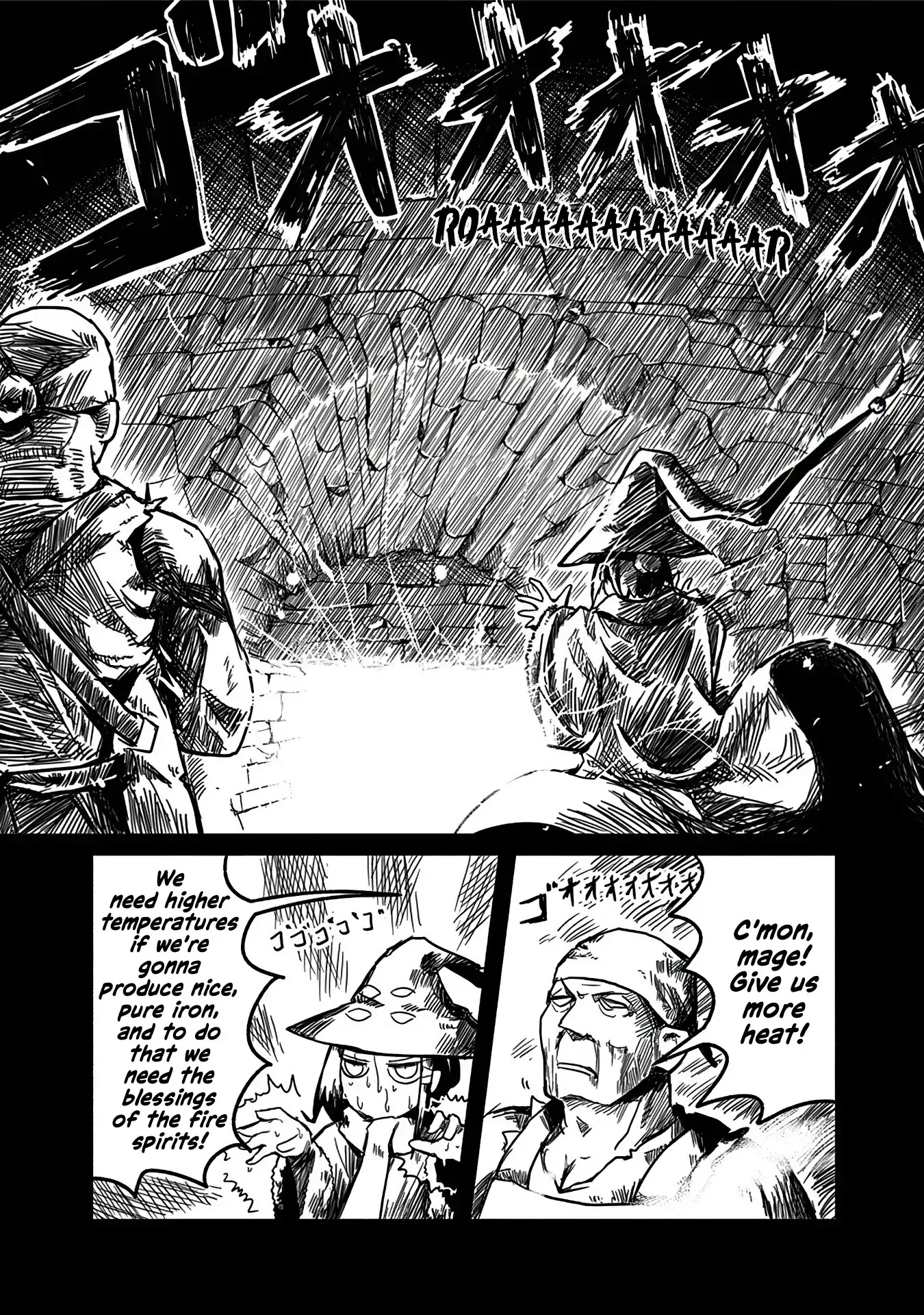 The Dragon, the Hero, and the Courier Chapter 5 page 4 - Chapter 5: Mages, Labor, and the Courier