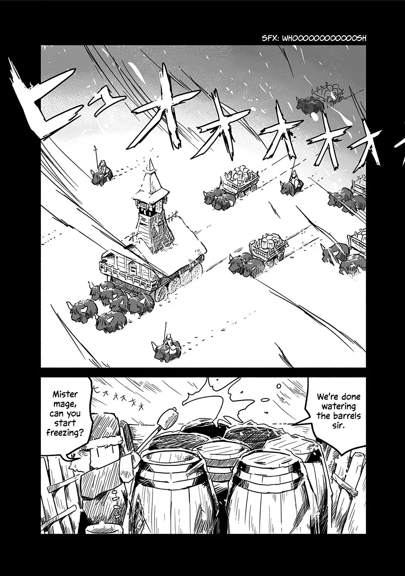 The Dragon, the Hero, and the Courier Chapter 5 page 8 - Chapter 5: Mages, Labor, and the Courier
