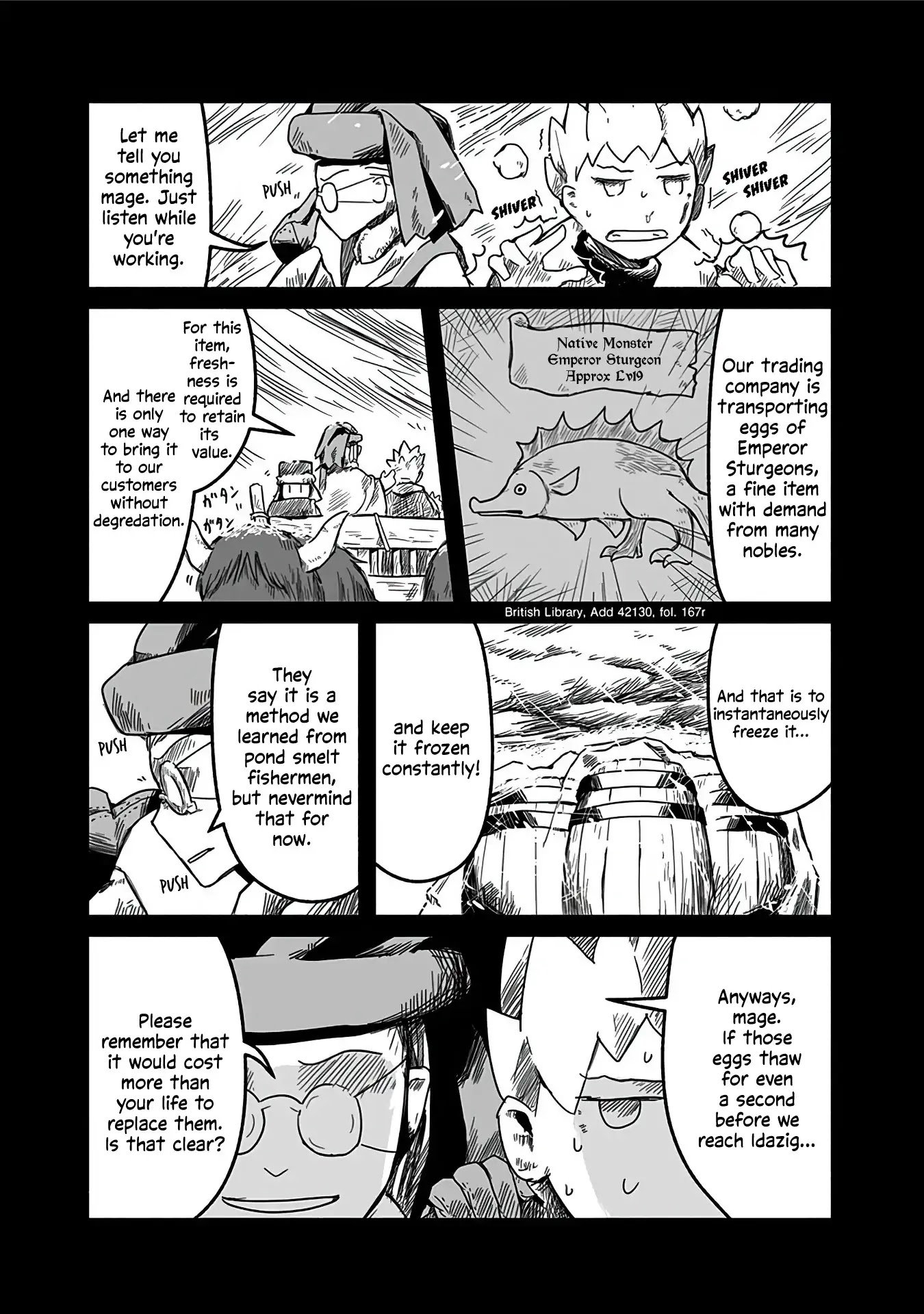 The Dragon, the Hero, and the Courier Chapter 5 page 9 - Chapter 5: Mages, Labor, and the Courier
