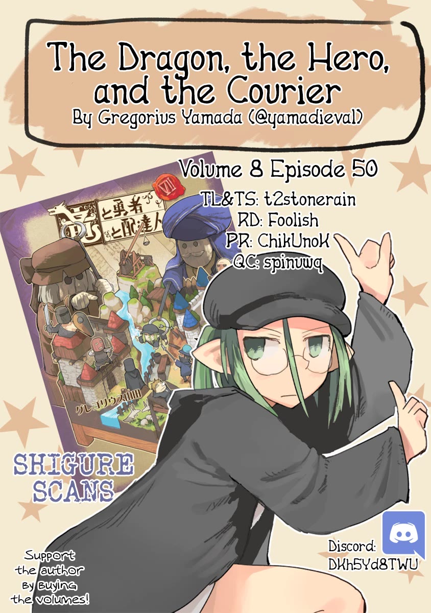 The Dragon, the Hero, and the Courier Chapter 50 page 1 - Chapter 50: Election, Magic, and the Courier V