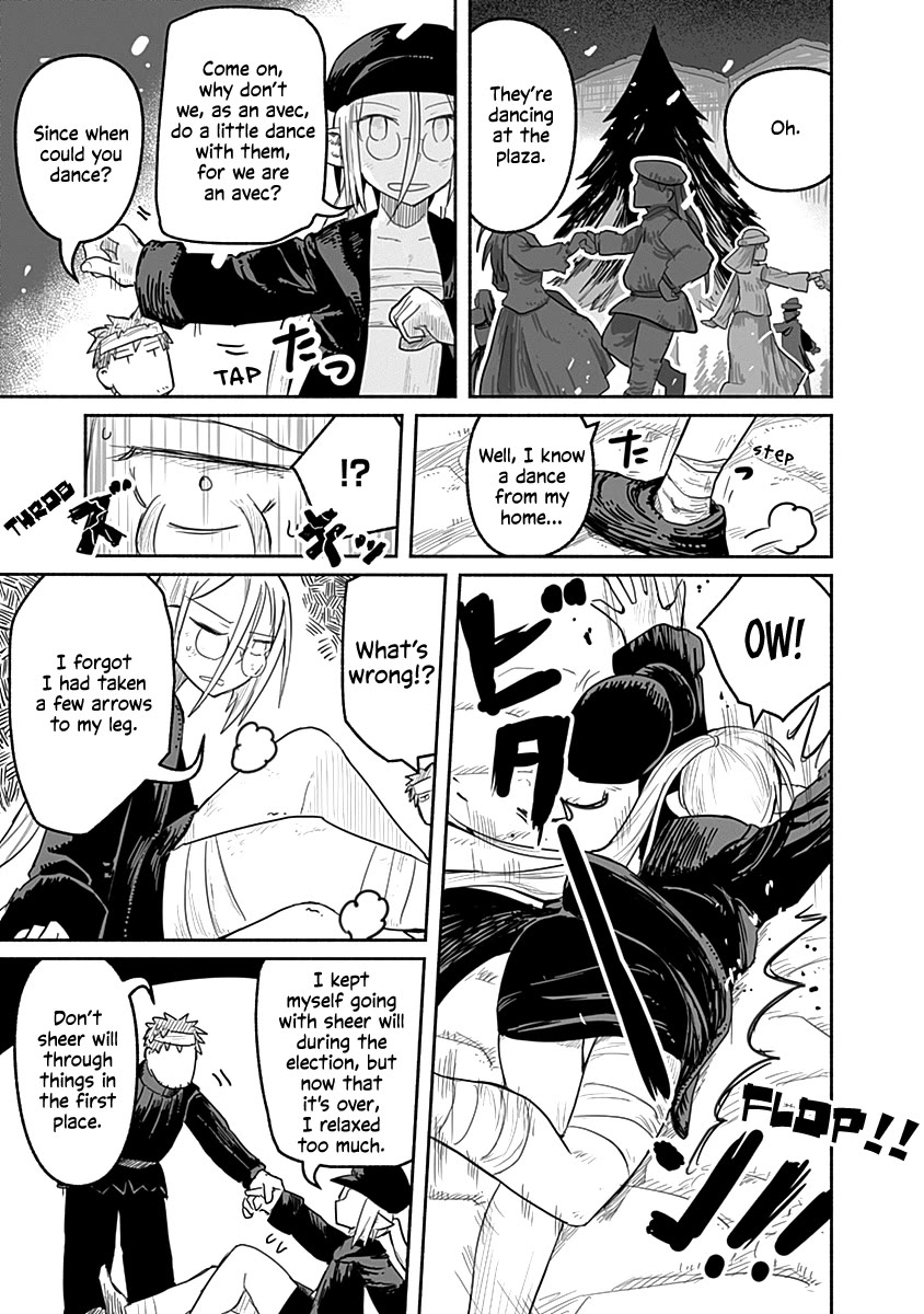 The Dragon, the Hero, and the Courier Chapter 51 page 12 - Chapter 51: The Holy Night, the Food Stalls, and the Punishers