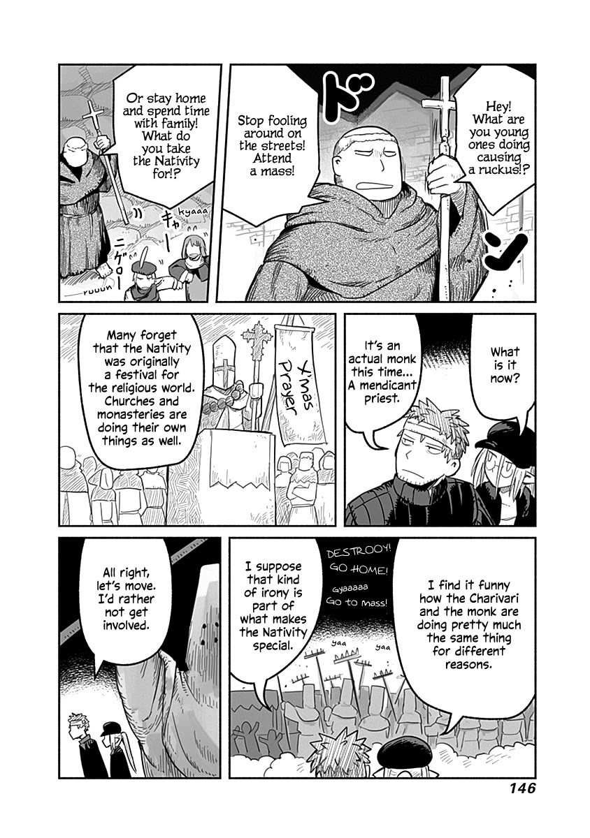 The Dragon, the Hero, and the Courier Chapter 51 page 17 - Chapter 51: The Holy Night, the Food Stalls, and the Punishers
