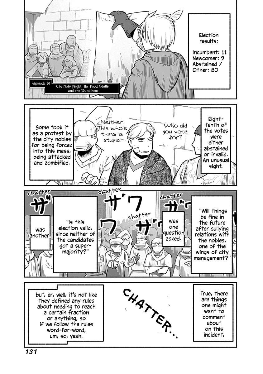 The Dragon, the Hero, and the Courier Chapter 51 page 2 - Chapter 51: The Holy Night, the Food Stalls, and the Punishers