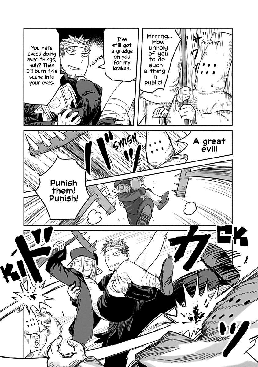 The Dragon, the Hero, and the Courier Chapter 51 page 22 - Chapter 51: The Holy Night, the Food Stalls, and the Punishers
