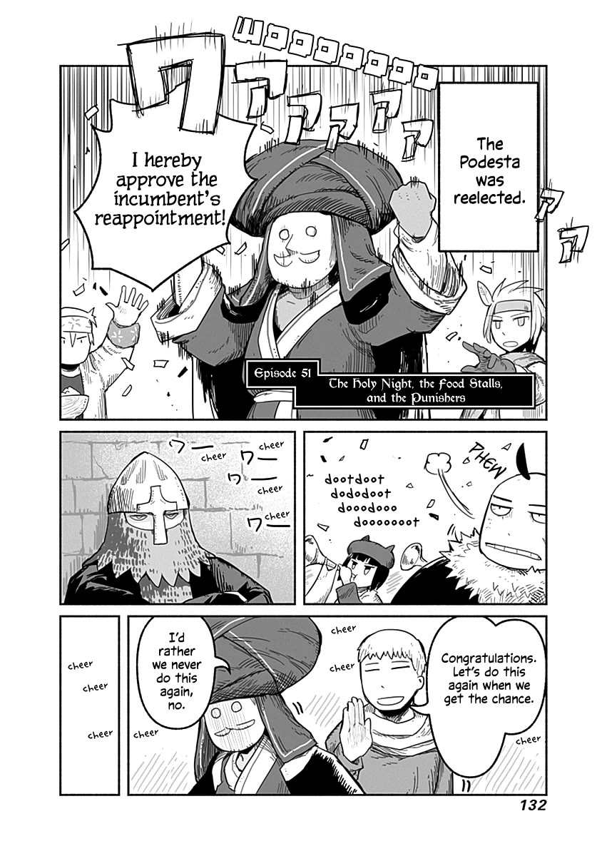 The Dragon, the Hero, and the Courier Chapter 51 page 3 - Chapter 51: The Holy Night, the Food Stalls, and the Punishers