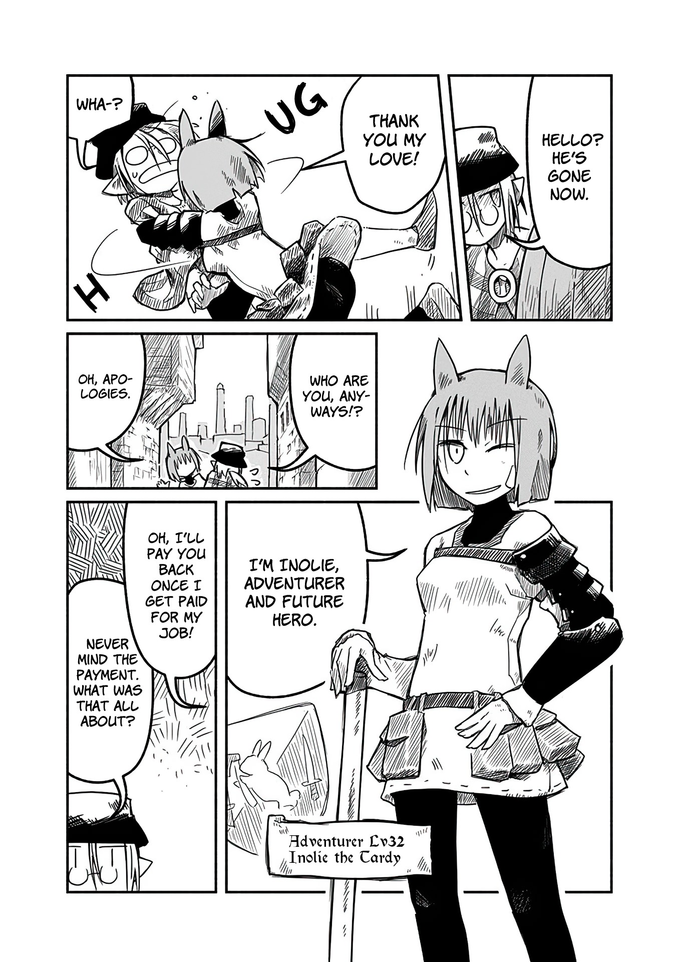 The Dragon, the Hero, and the Courier Chapter 8 page 10 - Chapter 8: Yoshida, the Adventurer, and Sabbath