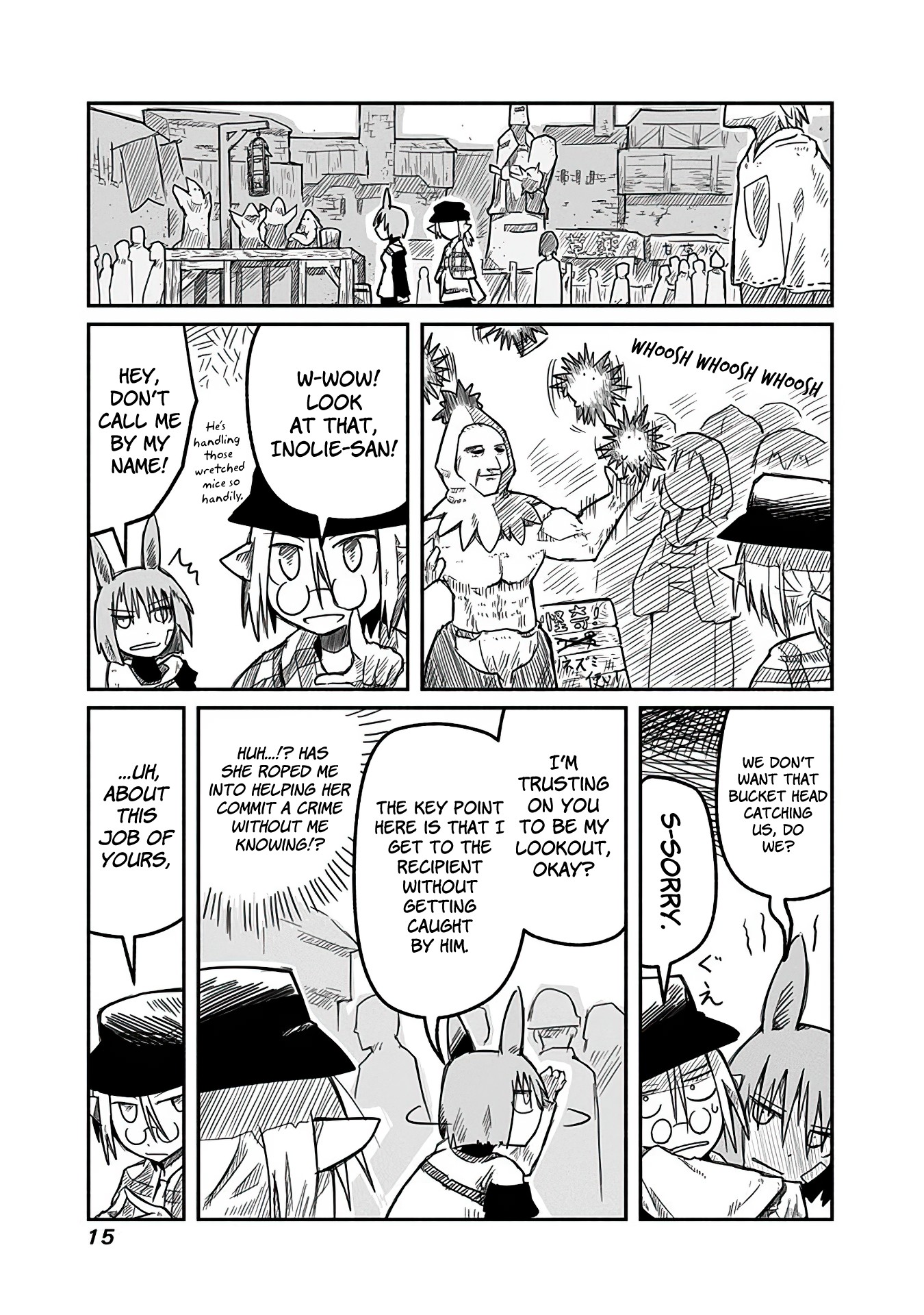 The Dragon, the Hero, and the Courier Chapter 8 page 15 - Chapter 8: Yoshida, the Adventurer, and Sabbath
