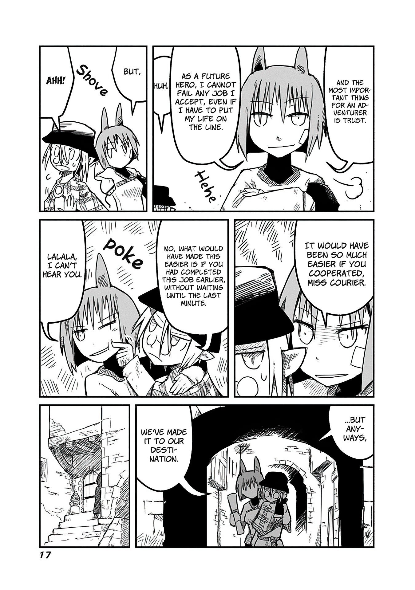 The Dragon, the Hero, and the Courier Chapter 8 page 17 - Chapter 8: Yoshida, the Adventurer, and Sabbath