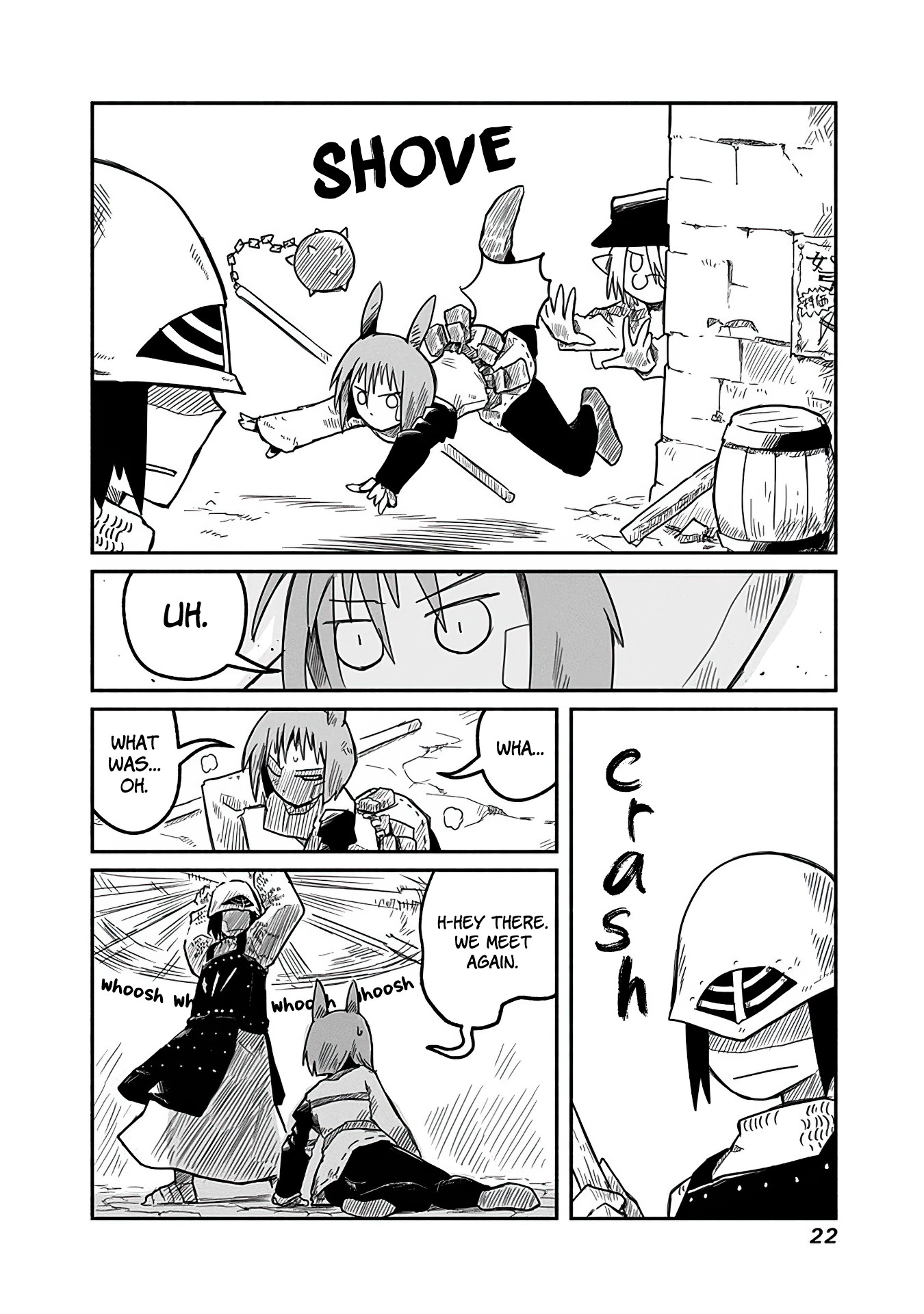 The Dragon, the Hero, and the Courier Chapter 8 page 22 - Chapter 8: Yoshida, the Adventurer, and Sabbath