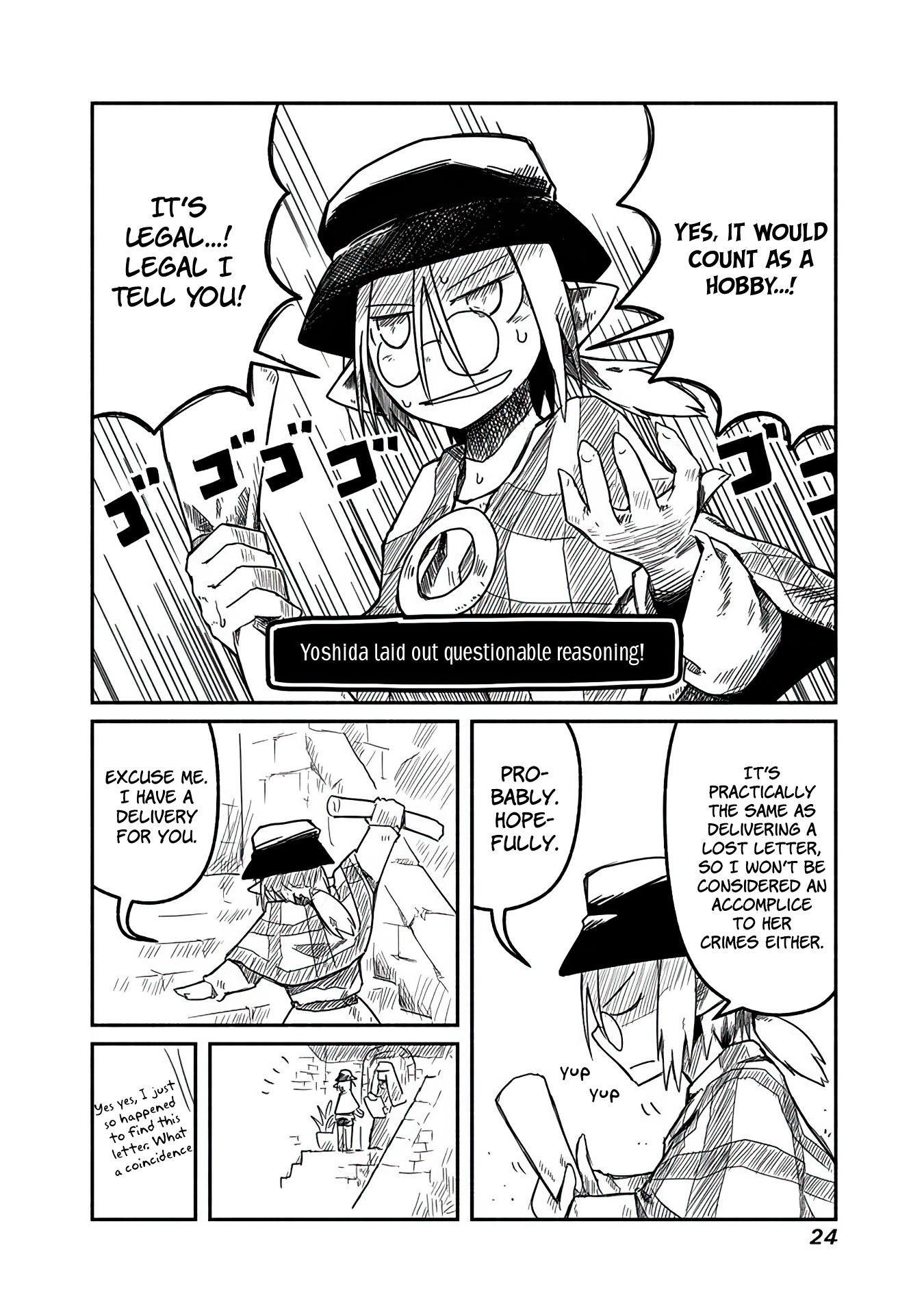 The Dragon, the Hero, and the Courier Chapter 8 page 24 - Chapter 8: Yoshida, the Adventurer, and Sabbath