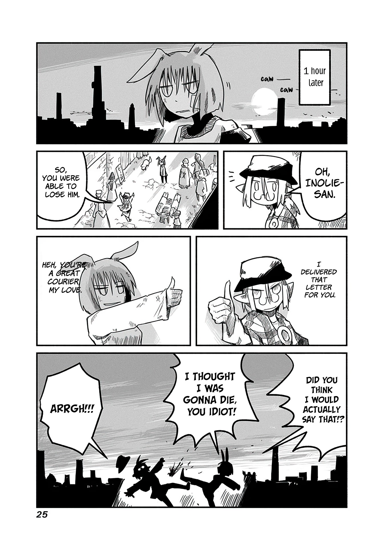 The Dragon, the Hero, and the Courier Chapter 8 page 25 - Chapter 8: Yoshida, the Adventurer, and Sabbath