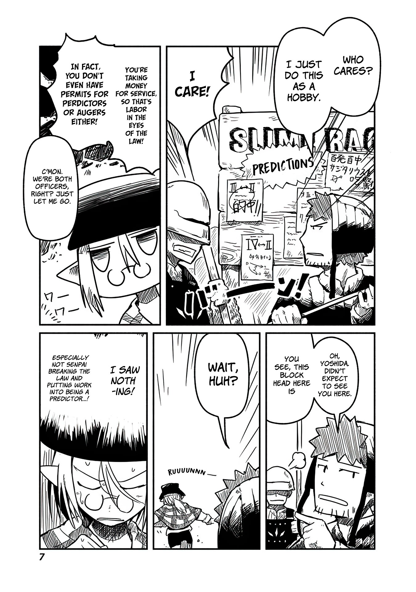 The Dragon, the Hero, and the Courier Chapter 8 page 7 - Chapter 8: Yoshida, the Adventurer, and Sabbath
