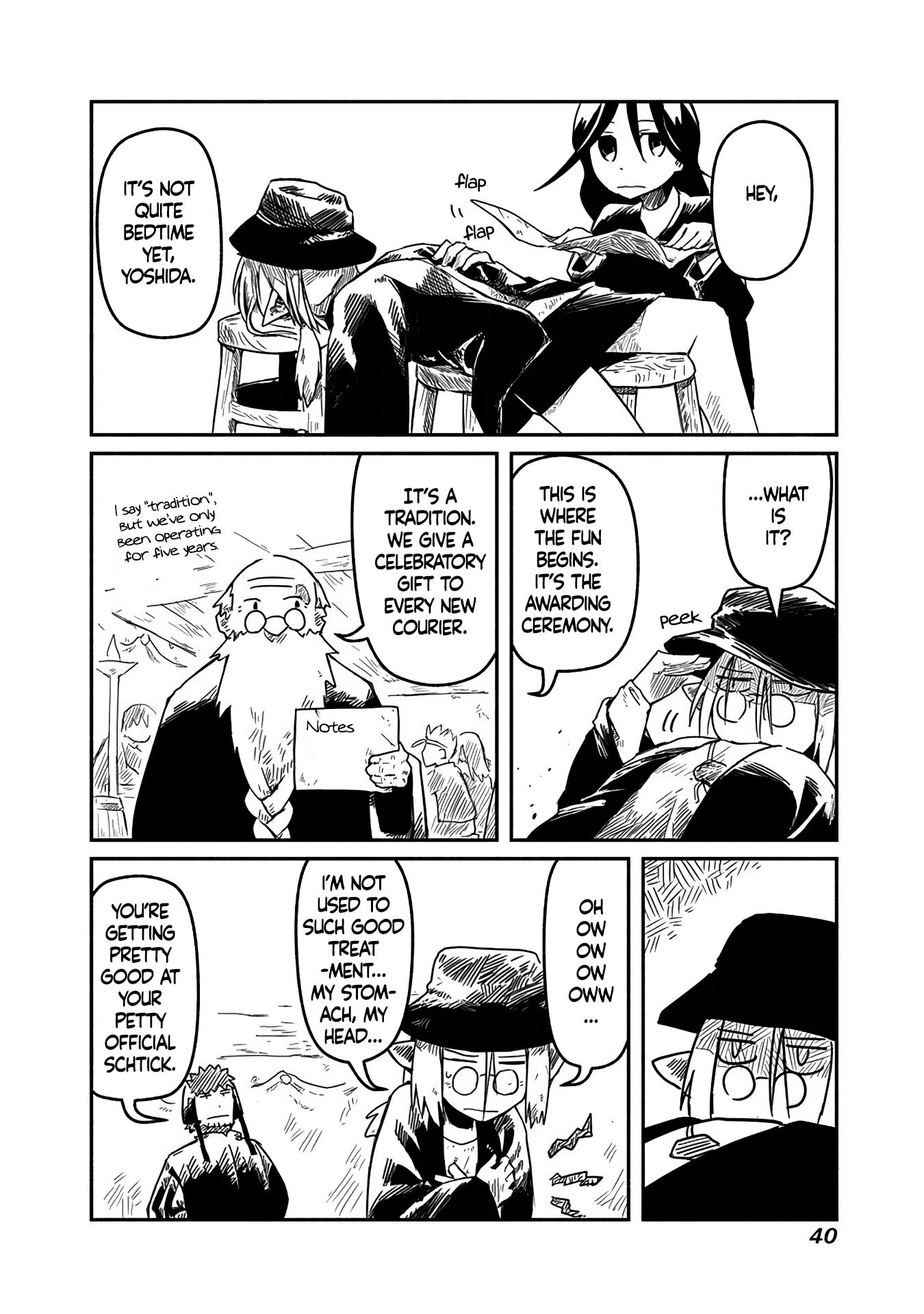 The Dragon, the Hero, and the Courier Chapter 9 page 13 - Chapter 9: The Apprentice, Yoshida, and the Courier
