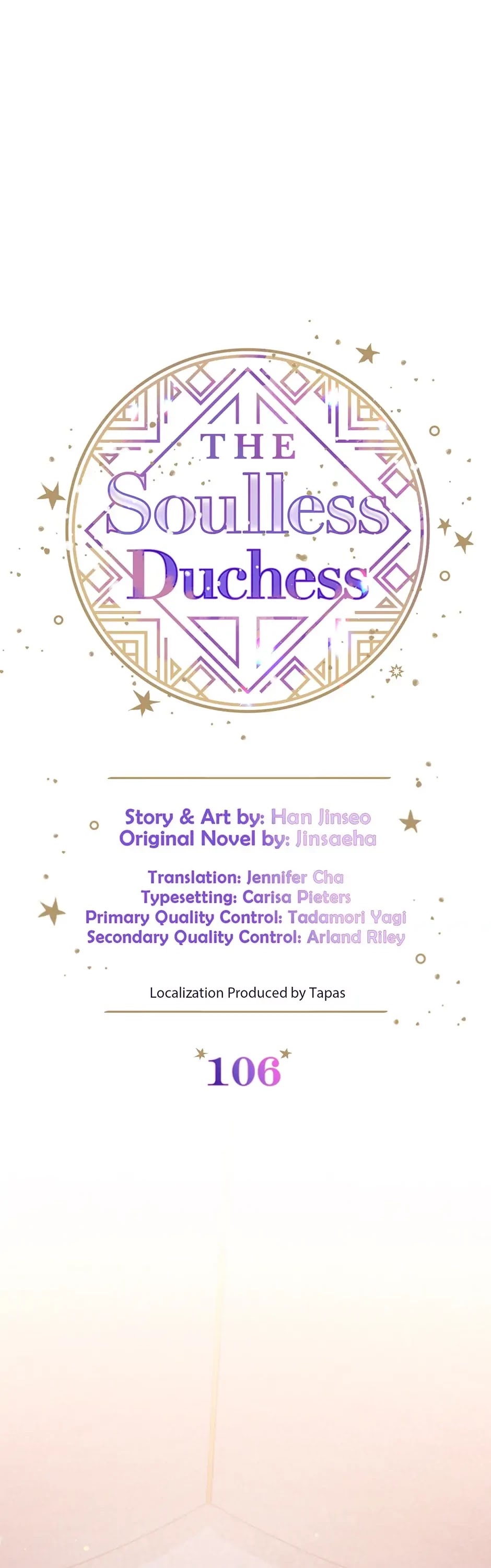 The Duchess With An Empty Soul Chapter 106 page 1 - Chapter 106: You Knew Everything?!