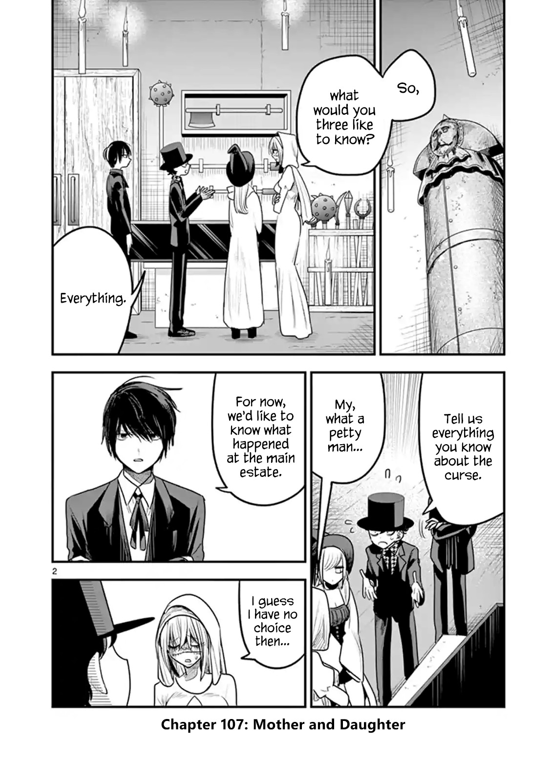 The Duke of Death and his Black Maid Chapter 107 page 2 - Chapter 107: Mother and Daughter