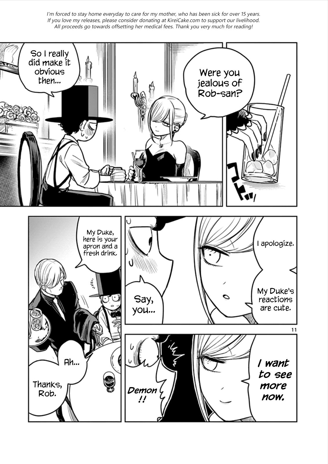 The Duke of Death and his Black Maid Chapter 13 page 11 - Chapter 13