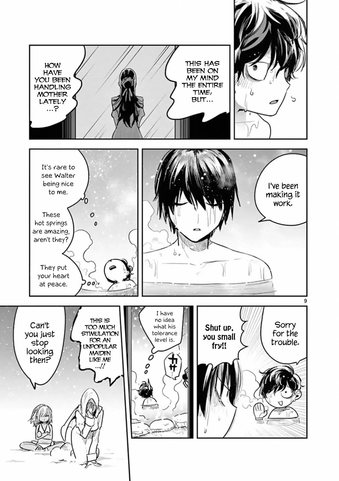 The Duke of Death and his Black Maid Chapter 133 page 9 - Chapter 133: Snow Viewing Bath