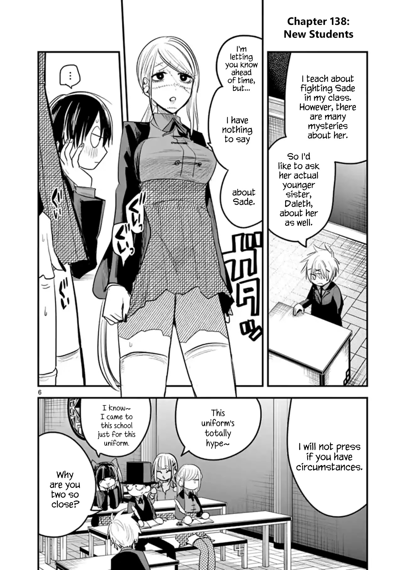 The Duke of Death and his Black Maid Chapter 138 page 6 - Chapter 138: New Students