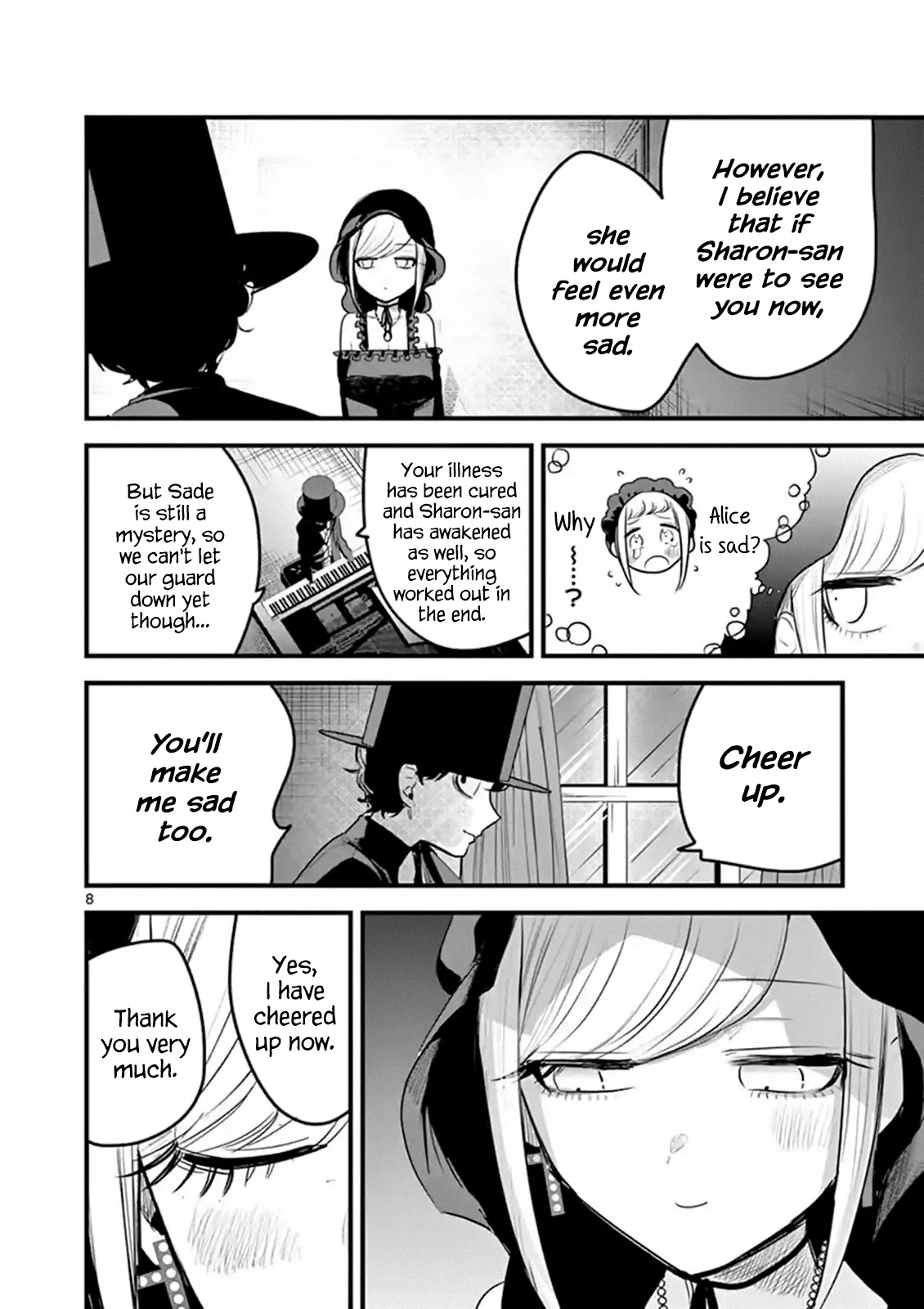 The Duke of Death and his Black Maid Chapter 156 page 8 - Chapter 156: I Wish...