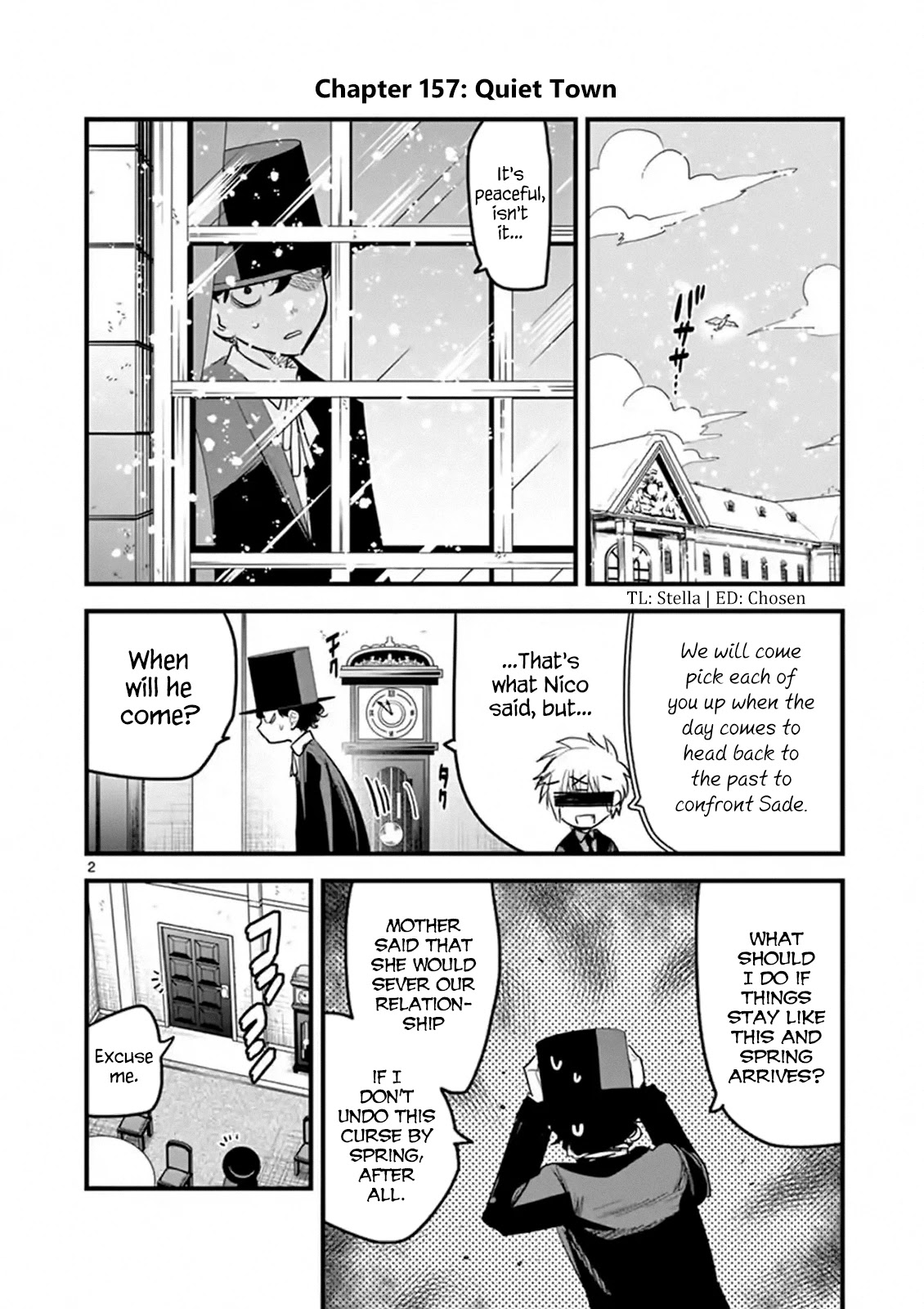 The Duke of Death and his Black Maid Chapter 157 page 2 - Chapter 157: Quiet Town