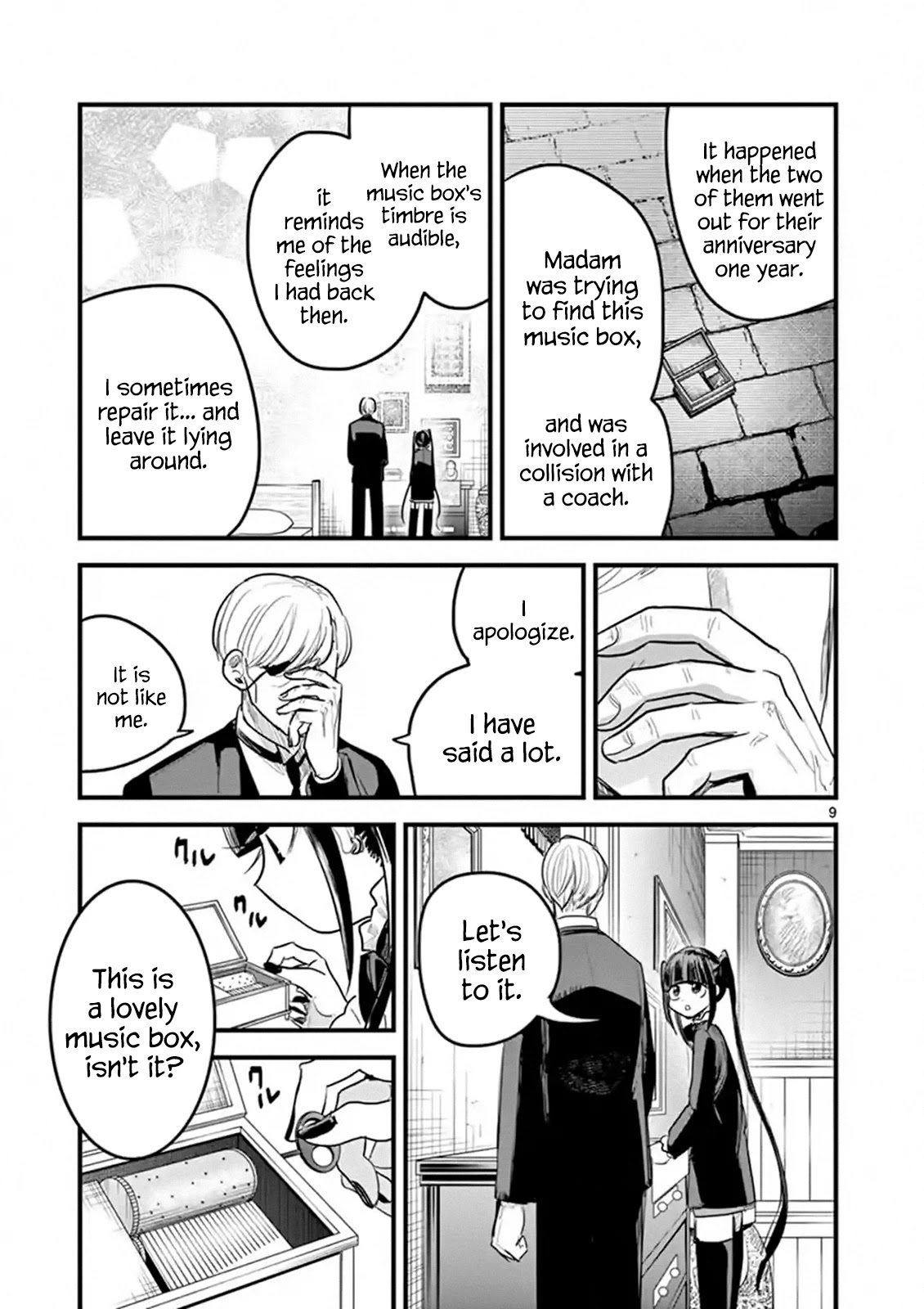The Duke of Death and his Black Maid Chapter 162 page 9 - Chapter 162: Music Box of Memories