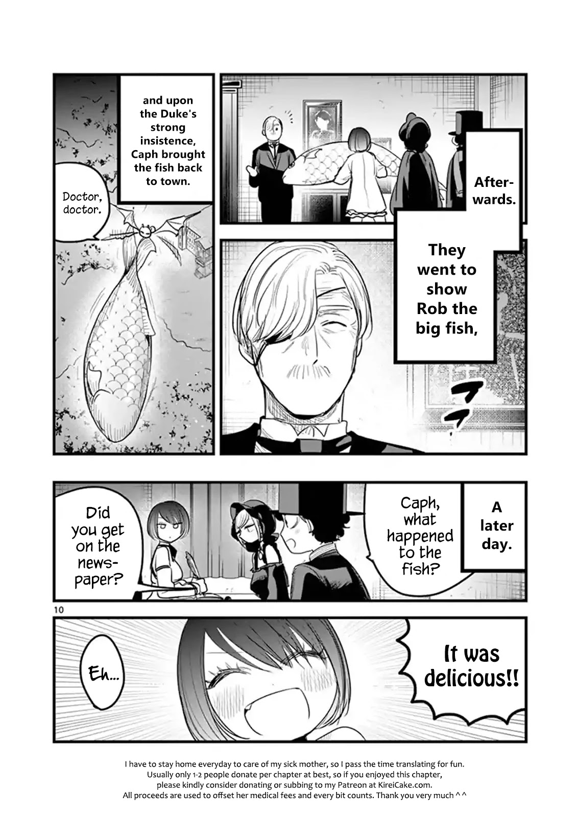 The Duke of Death and his Black Maid Chapter 165 page 10 - Chapter 165: The Two on Ice